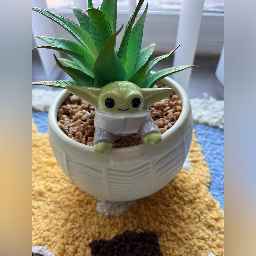 Baby Yoda Faux Plant